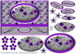 A Touch of Floral Colour - Purple