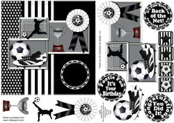 Black n White Football