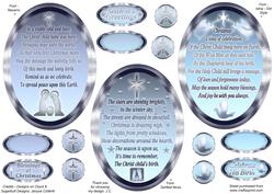 Three Nativity Verse Toppers