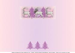 A Reindeer Christmas Insert