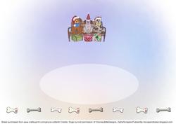 Canine Christmas Cards Insert