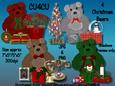 4 Christmas Bears Cu4cu