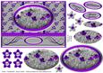 A Touch of Floral Colour - Purple