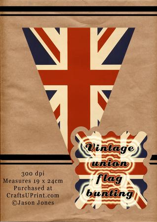 Vintage Union Flag (jack) Bunting