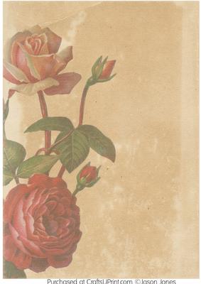 Vintage Floral Background Paper