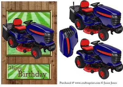 Birthday Lawn Mower