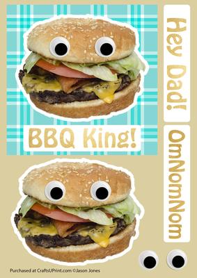 Fathers Day Birthday Burger