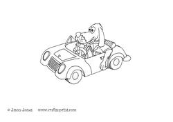 Driving Dog
