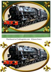 Steam Train Card