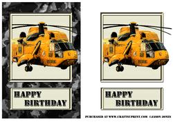 Sea King Rescue Card Front