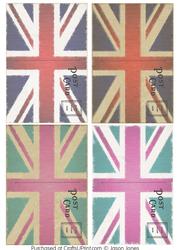 Vintage Union Flag (union Jack) Postcards