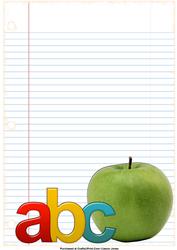 School/teacher Lined Paper