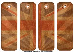 Vintage Union Flag (union Jack) Bookmarks