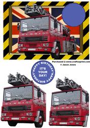 Birthday Fire Engine