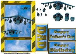 3 Jets Card Front