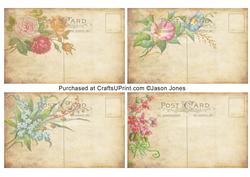 Floral Postcards