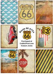 Route 66 Road Trip Atcs