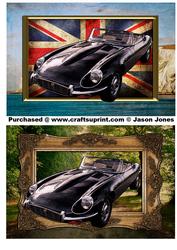 2 Jaguar E Type Quick Card Fronts.