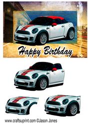 Mini Coupe Card Front