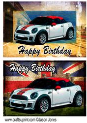 2 Quick Mini Coupe Card Fronts