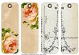 Butterflies and Flowers Vintage Bookmarks - Set One
