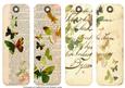 Butterflies and Flowers Vintage Bookmarks - Set Three