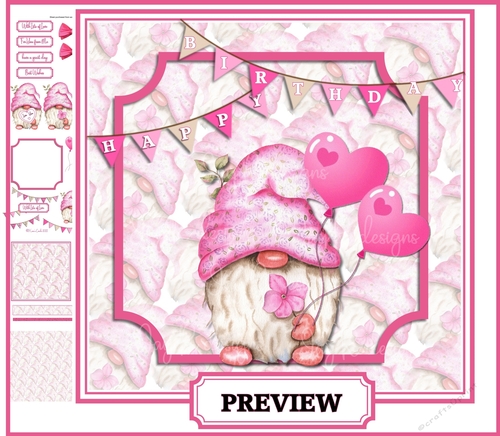 Pink Gnomes birthday 