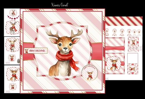 Cute little reindeer mini kit