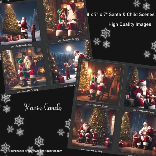 Santa and Co 8 scene set