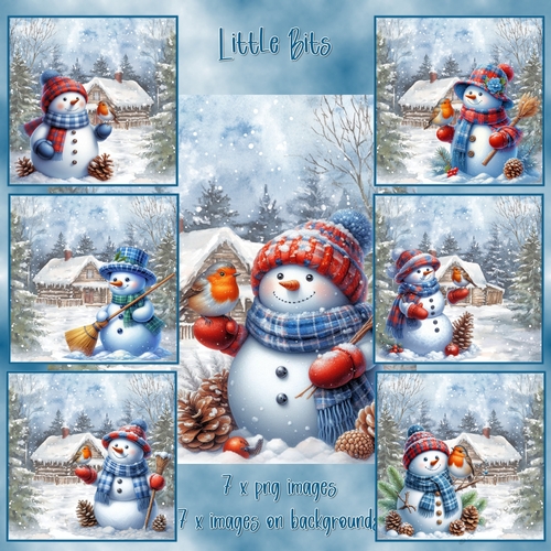 Little Bits - Snowmen