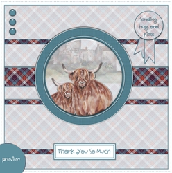 Highland Cattle mini kit