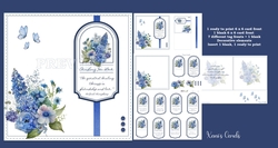 Mixed flower tag card mini kit