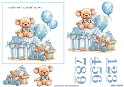 Happy Birthday Little one Blue