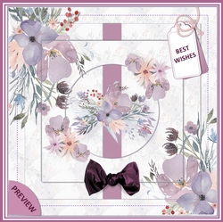 Hazy floral corners mini kit