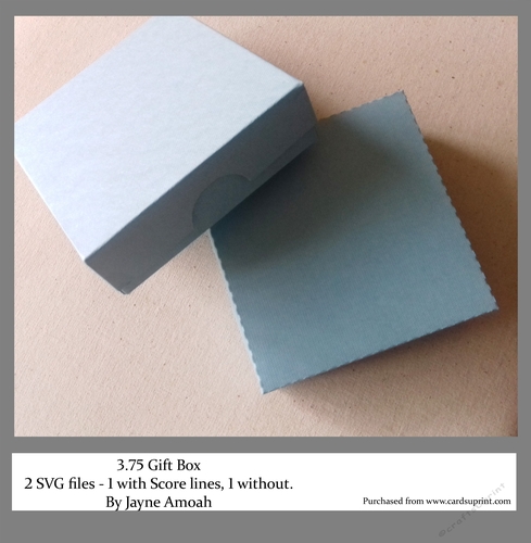 3.75inch - 9.52cm SVG, Gift box