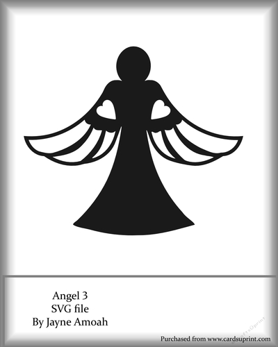 Angel 3 Topper svg