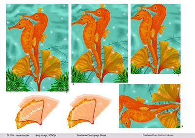 Seahorses Entwined