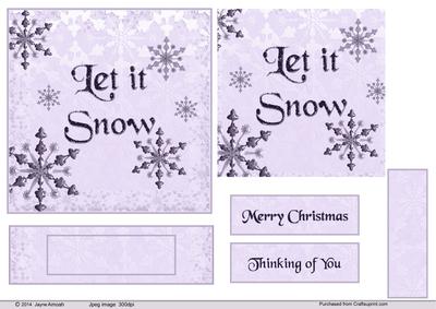 Let It Snow in Purples