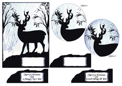 Deer in Silhouette 3