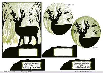 Deer in Silhouette 4