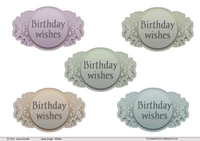 Birthday Wishes Sentiments 2-darker Shades2