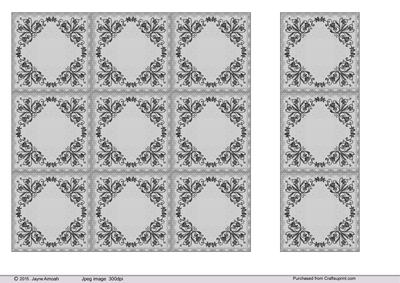 7x7 Floral Tiles