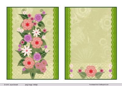 Mixed Flowers - a Floral Arrangement and Insert-2