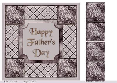 Happy Father's Day -a Hint of Dusky Pinkpurples-grey-3