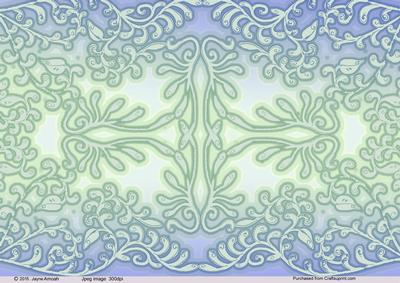 Foliage in Blues and Greens 1