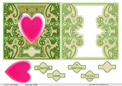 Valentine Topper in Olive Greens