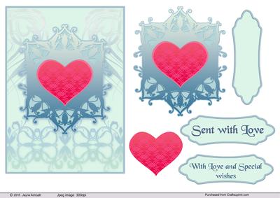 Decorative Framed Heart-2