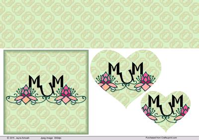 Mum with Lotus Flower Design V2-1