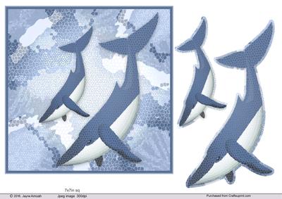 Blue Whale and Baby