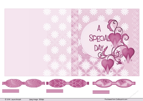 5.5in Floral card -  A Special day 4